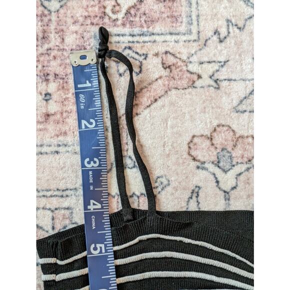 Moschino Black White Stretchy Dress Pinup Style Perforated Eyelet Fabric 8 - Picture 10 of 15